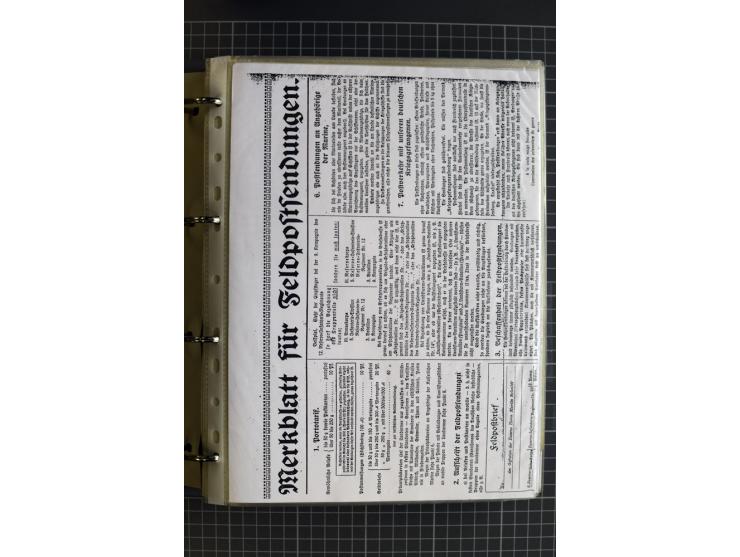 1914/1945, sehr umfangreiche Sammlung "Feldpost in Danzig" mit einigen hundert Briefen und Karten, dabei I. WK. mit interessa
