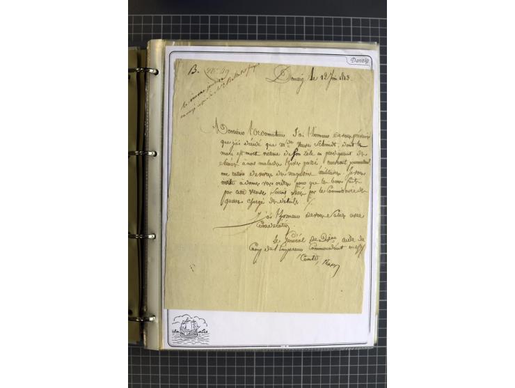 1914/1945, sehr umfangreiche Sammlung "Feldpost in Danzig" mit einigen hundert Briefen und Karten, dabei I. WK. mit interessa