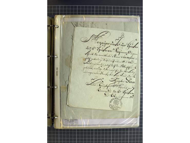 1914/1945, sehr umfangreiche Sammlung "Feldpost in Danzig" mit einigen hundert Briefen und Karten, dabei I. WK. mit interessa