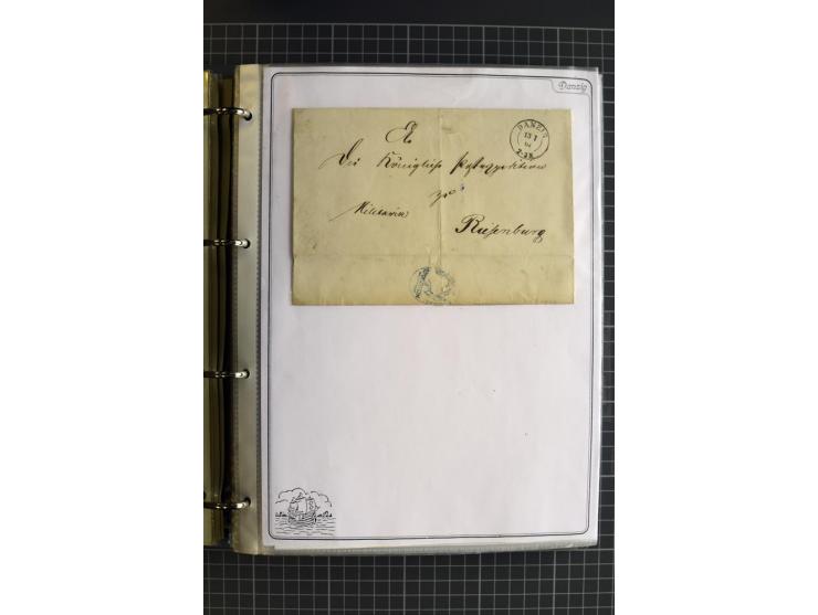 1914/1945, sehr umfangreiche Sammlung "Feldpost in Danzig" mit einigen hundert Briefen und Karten, dabei I. WK. mit interessa