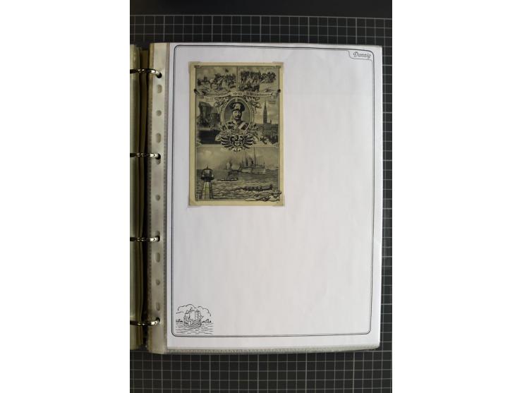 1914/1945, sehr umfangreiche Sammlung "Feldpost in Danzig" mit einigen hundert Briefen und Karten, dabei I. WK. mit interessa