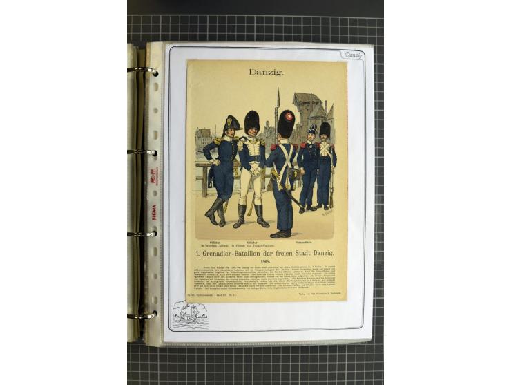 1914/1945, sehr umfangreiche Sammlung "Feldpost in Danzig" mit einigen hundert Briefen und Karten, dabei I. WK. mit interessa