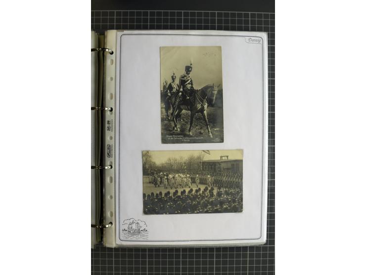 1914/1945, sehr umfangreiche Sammlung "Feldpost in Danzig" mit einigen hundert Briefen und Karten, dabei I. WK. mit interessa