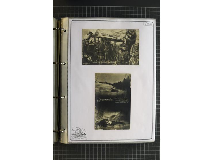 1914/1945, sehr umfangreiche Sammlung "Feldpost in Danzig" mit einigen hundert Briefen und Karten, dabei I. WK. mit interessa