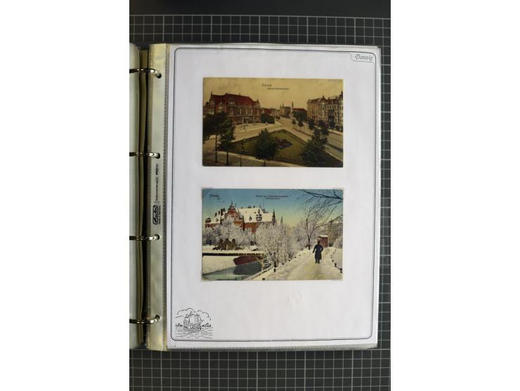1914/1945, sehr umfangreiche Sammlung "Feldpost in Danzig" mit einigen hundert Briefen und Karten, dabei I. WK. mit interessa