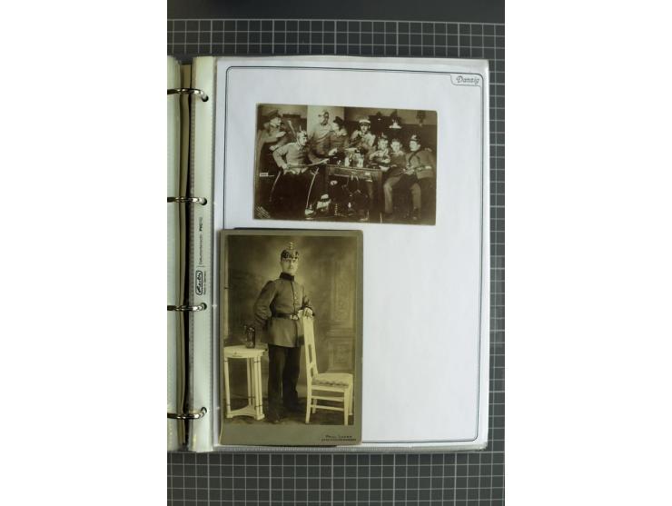 1914/1945, sehr umfangreiche Sammlung "Feldpost in Danzig" mit einigen hundert Briefen und Karten, dabei I. WK. mit interessa