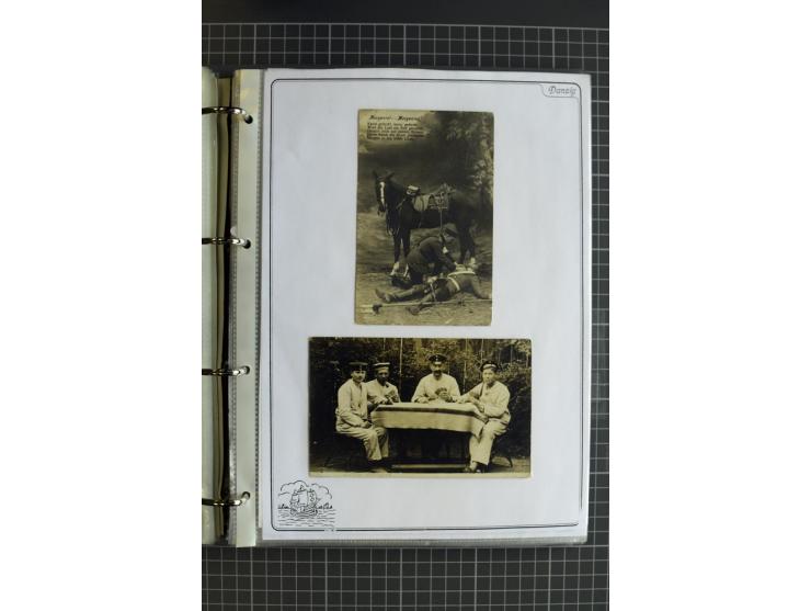 1914/1945, sehr umfangreiche Sammlung "Feldpost in Danzig" mit einigen hundert Briefen und Karten, dabei I. WK. mit interessa