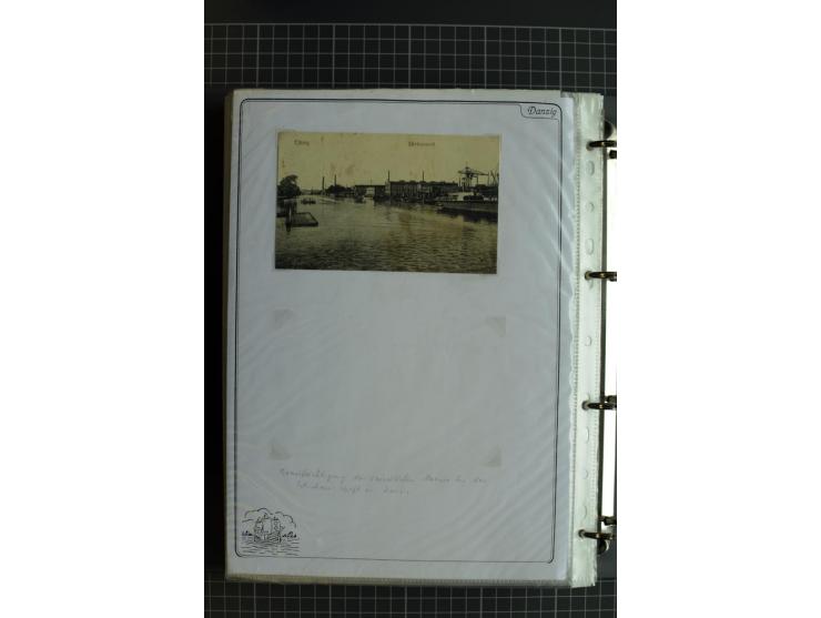 1914/1945, sehr umfangreiche Sammlung "Feldpost in Danzig" mit einigen hundert Briefen und Karten, dabei I. WK. mit interessa