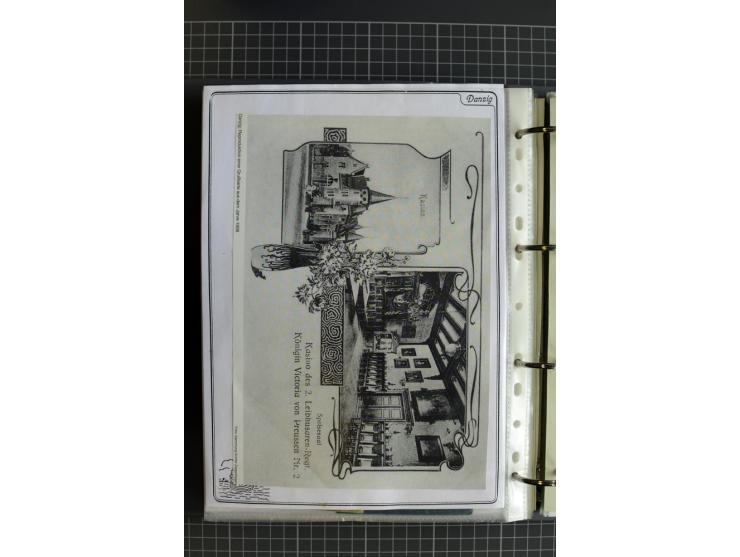 1914/1945, sehr umfangreiche Sammlung "Feldpost in Danzig" mit einigen hundert Briefen und Karten, dabei I. WK. mit interessa