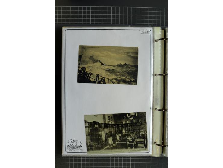 1914/1945, sehr umfangreiche Sammlung "Feldpost in Danzig" mit einigen hundert Briefen und Karten, dabei I. WK. mit interessa