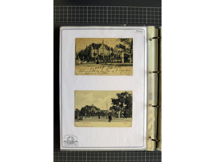 1914/1945, sehr umfangreiche Sammlung "Feldpost in Danzig" mit einigen hundert Briefen und Karten, dabei I. WK. mit interessa