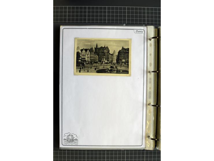 1914/1945, sehr umfangreiche Sammlung "Feldpost in Danzig" mit einigen hundert Briefen und Karten, dabei I. WK. mit interessa