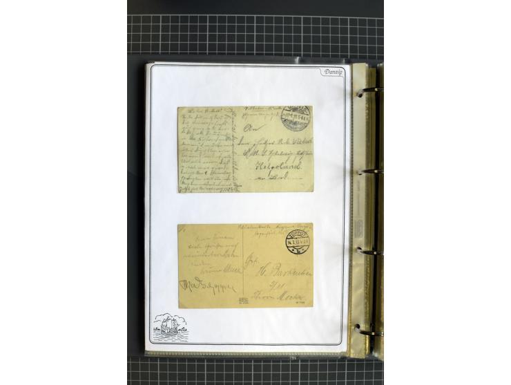 1914/1945, sehr umfangreiche Sammlung "Feldpost in Danzig" mit einigen hundert Briefen und Karten, dabei I. WK. mit interessa