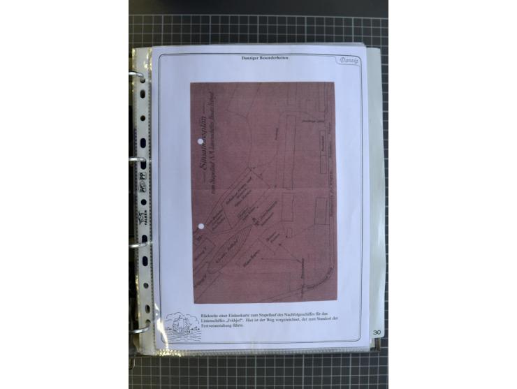 1914/1945, sehr umfangreiche Sammlung "Feldpost in Danzig" mit einigen hundert Briefen und Karten, dabei I. WK. mit interessa