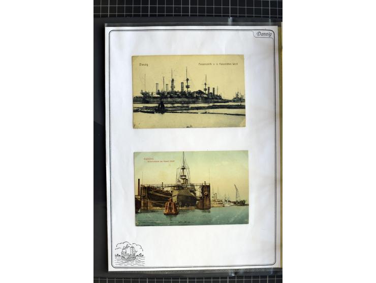 1914/1945, sehr umfangreiche Sammlung "Feldpost in Danzig" mit einigen hundert Briefen und Karten, dabei I. WK. mit interessa