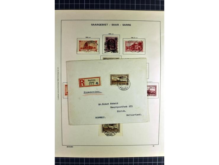1920/59, sehr schöne gestempelte Sammlung mit vielen guten Werten, dabei Mi.-Nr. 1-17, 18-31, 104-07, 122-25, 128-34, 135-41,
