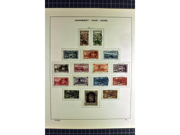1920/59, sehr schöne gestempelte Sammlung mit vielen guten Werten, dabei Mi.-Nr. 1-17, 18-31, 104-07, 122-25, 128-34, 135-41,