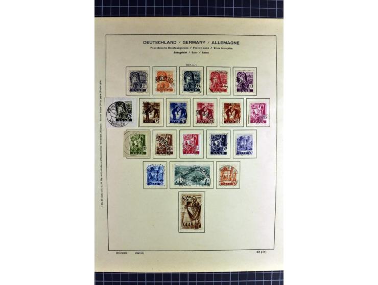 1920/59, sehr schöne gestempelte Sammlung mit vielen guten Werten, dabei Mi.-Nr. 1-17, 18-31, 104-07, 122-25, 128-34, 135-41,