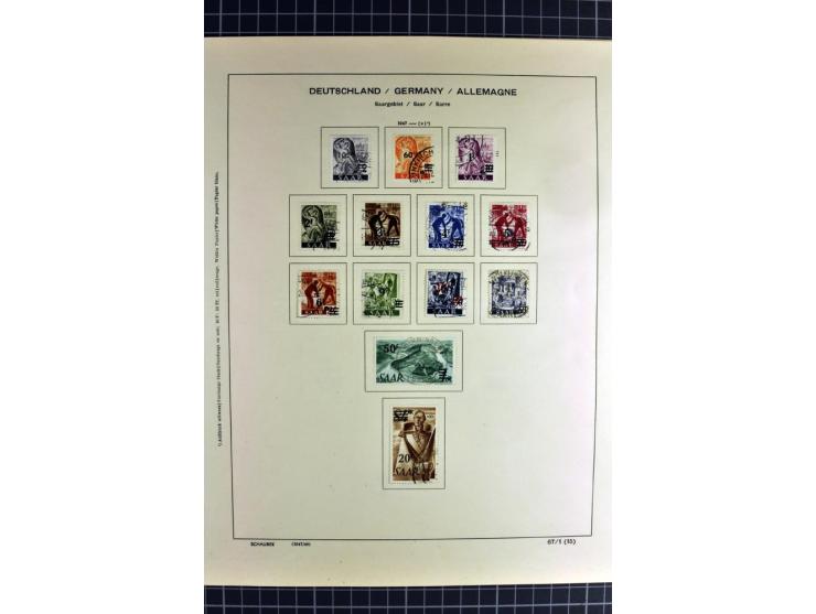 1920/59, sehr schöne gestempelte Sammlung mit vielen guten Werten, dabei Mi.-Nr. 1-17, 18-31, 104-07, 122-25, 128-34, 135-41,