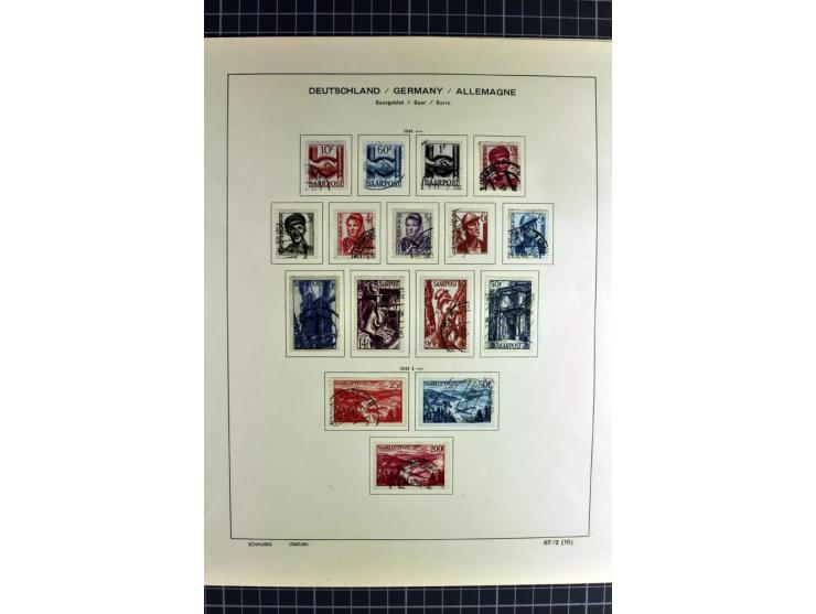 1920/59, sehr schöne gestempelte Sammlung mit vielen guten Werten, dabei Mi.-Nr. 1-17, 18-31, 104-07, 122-25, 128-34, 135-41,