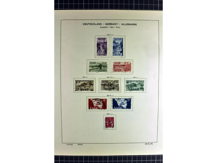 1920/59, sehr schöne gestempelte Sammlung mit vielen guten Werten, dabei Mi.-Nr. 1-17, 18-31, 104-07, 122-25, 128-34, 135-41,