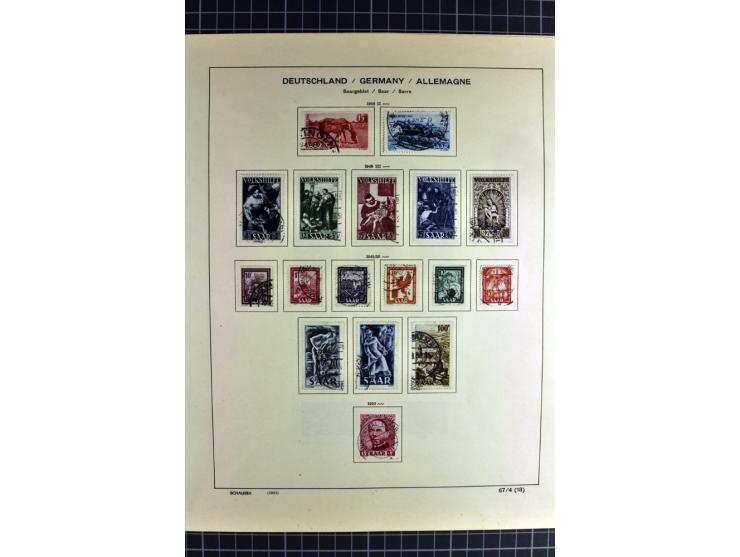 1920/59, sehr schöne gestempelte Sammlung mit vielen guten Werten, dabei Mi.-Nr. 1-17, 18-31, 104-07, 122-25, 128-34, 135-41,