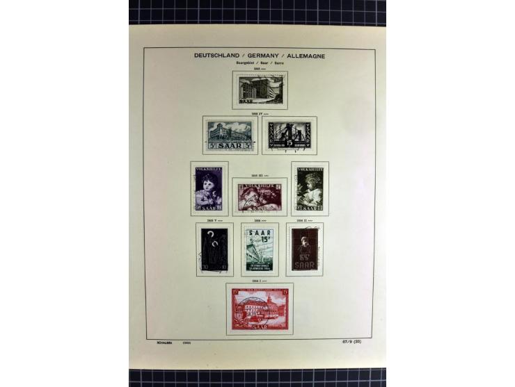 1920/59, sehr schöne gestempelte Sammlung mit vielen guten Werten, dabei Mi.-Nr. 1-17, 18-31, 104-07, 122-25, 128-34, 135-41,