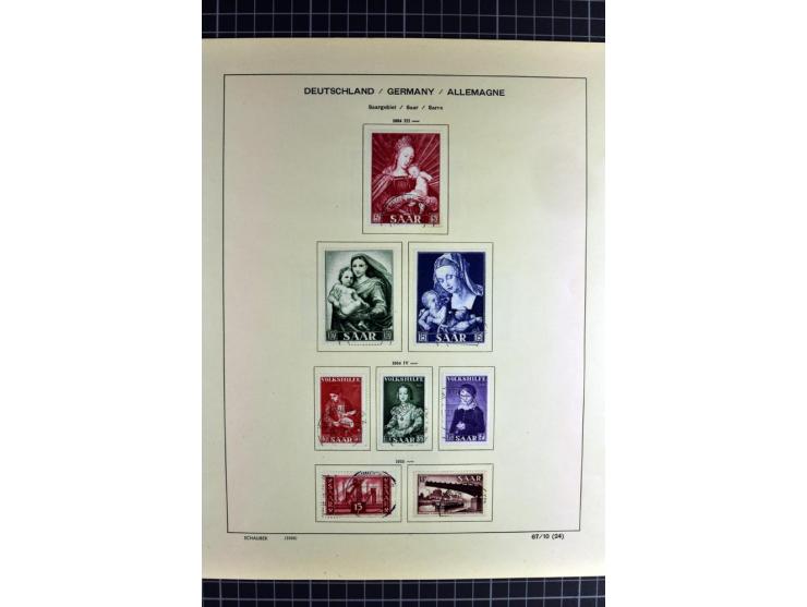 1920/59, sehr schöne gestempelte Sammlung mit vielen guten Werten, dabei Mi.-Nr. 1-17, 18-31, 104-07, 122-25, 128-34, 135-41,