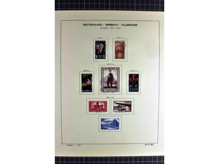 1920/59, sehr schöne gestempelte Sammlung mit vielen guten Werten, dabei Mi.-Nr. 1-17, 18-31, 104-07, 122-25, 128-34, 135-41,