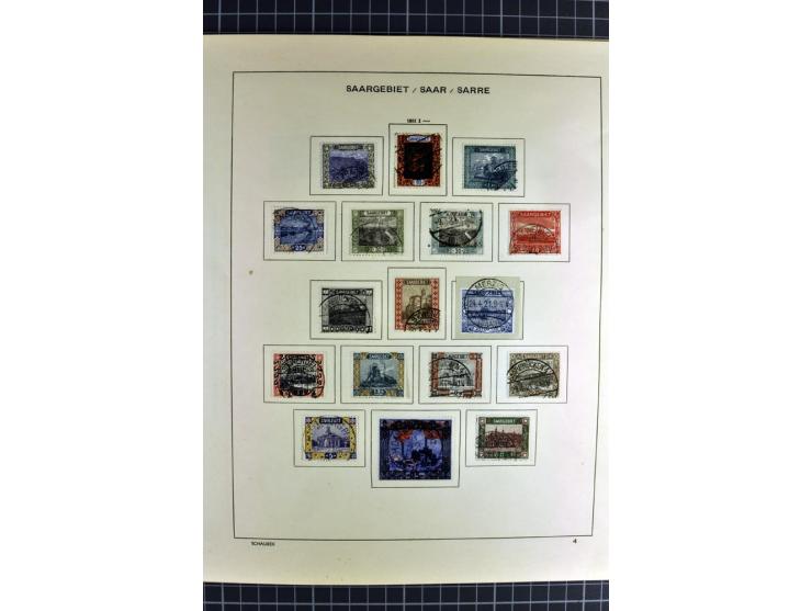 1920/59, sehr schöne gestempelte Sammlung mit vielen guten Werten, dabei Mi.-Nr. 1-17, 18-31, 104-07, 122-25, 128-34, 135-41,