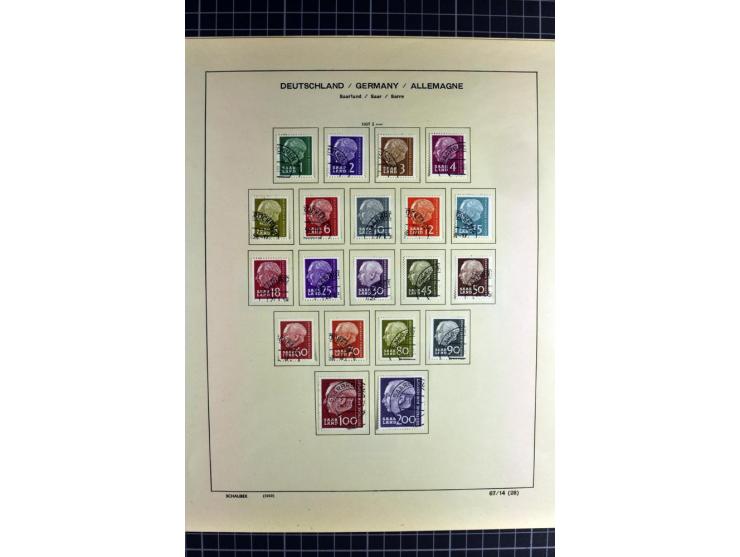 1920/59, sehr schöne gestempelte Sammlung mit vielen guten Werten, dabei Mi.-Nr. 1-17, 18-31, 104-07, 122-25, 128-34, 135-41,