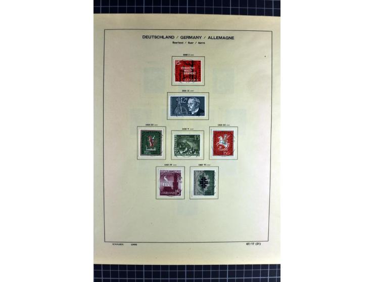 1920/59, sehr schöne gestempelte Sammlung mit vielen guten Werten, dabei Mi.-Nr. 1-17, 18-31, 104-07, 122-25, 128-34, 135-41,