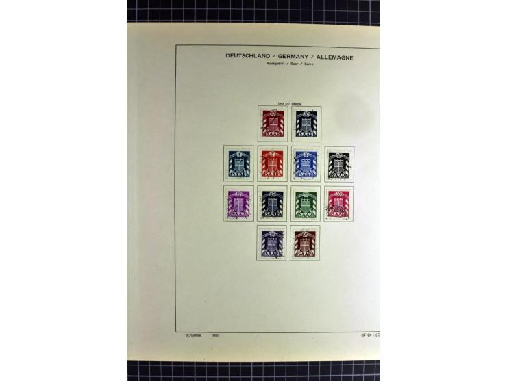 1920/59, sehr schöne gestempelte Sammlung mit vielen guten Werten, dabei Mi.-Nr. 1-17, 18-31, 104-07, 122-25, 128-34, 135-41,