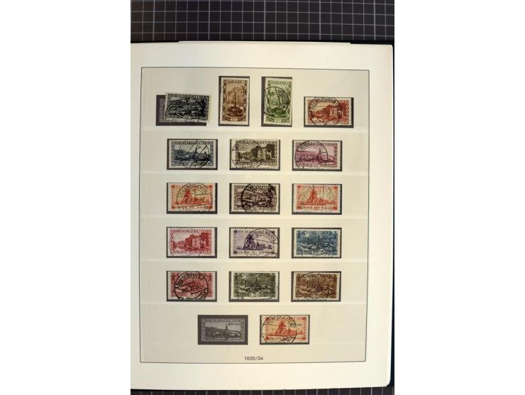 1920/59, schöne gestempelte Sammlung mit vielen besseren Werten, dabei Mi.-Nr. 1-17, 30II, 104-07, 151-57, 161-67, 168-70 und