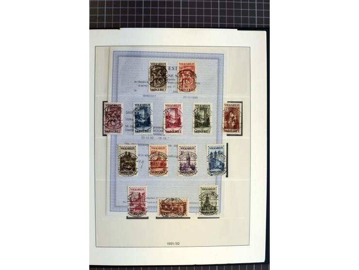 1920/59, schöne gestempelte Sammlung mit vielen besseren Werten, dabei Mi.-Nr. 1-17, 30II, 104-07, 151-57, 161-67, 168-70 und