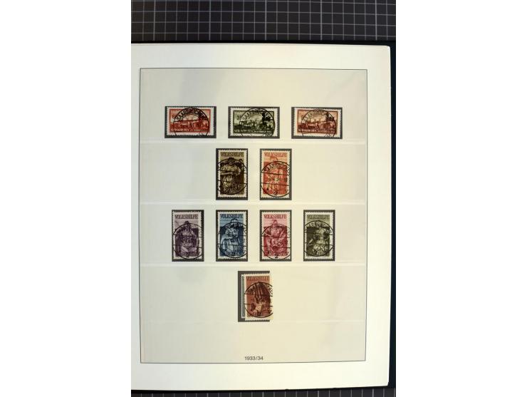 1920/59, schöne gestempelte Sammlung mit vielen besseren Werten, dabei Mi.-Nr. 1-17, 30II, 104-07, 151-57, 161-67, 168-70 und