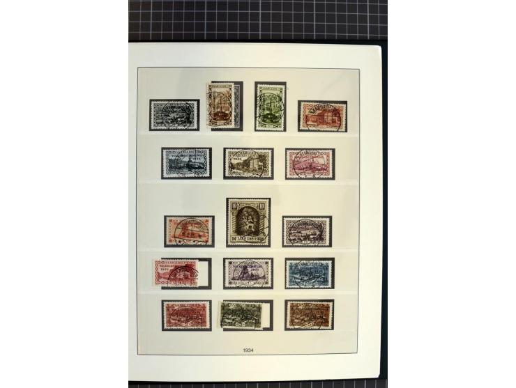 1920/59, schöne gestempelte Sammlung mit vielen besseren Werten, dabei Mi.-Nr. 1-17, 30II, 104-07, 151-57, 161-67, 168-70 und