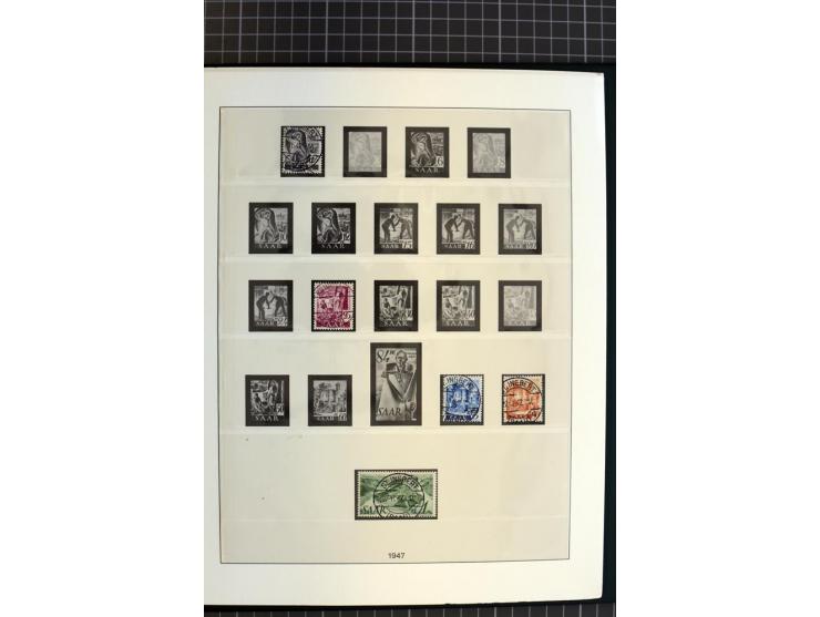 1920/59, schöne gestempelte Sammlung mit vielen besseren Werten, dabei Mi.-Nr. 1-17, 30II, 104-07, 151-57, 161-67, 168-70 und