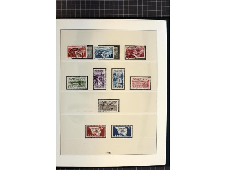 1920/59, schöne gestempelte Sammlung mit vielen besseren Werten, dabei Mi.-Nr. 1-17, 30II, 104-07, 151-57, 161-67, 168-70 und