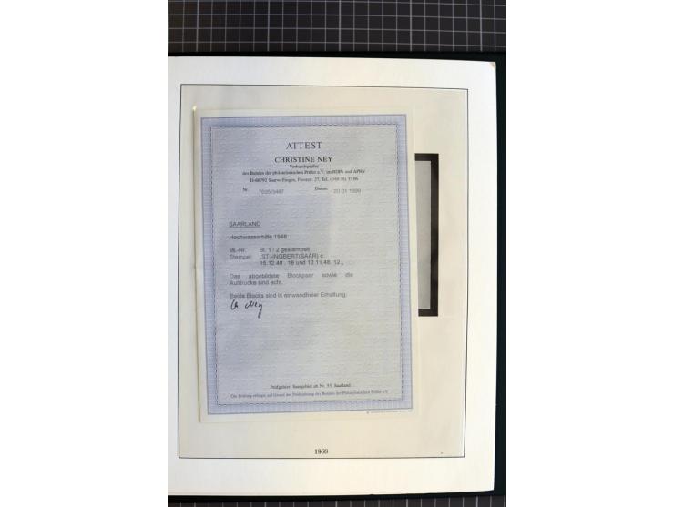 1920/59, schöne gestempelte Sammlung mit vielen besseren Werten, dabei Mi.-Nr. 1-17, 30II, 104-07, 151-57, 161-67, 168-70 und