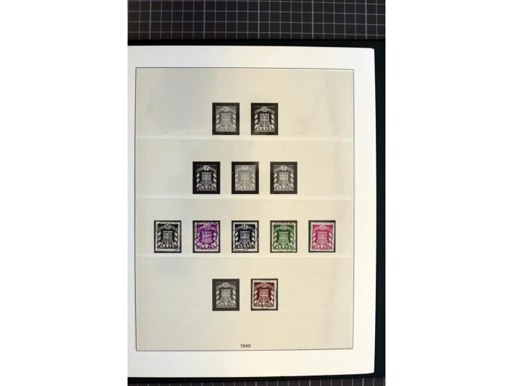 1920/59, schöne gestempelte Sammlung mit vielen besseren Werten, dabei Mi.-Nr. 1-17, 30II, 104-07, 151-57, 161-67, 168-70 und