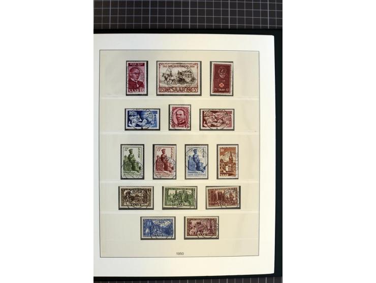 1920/59, schöne gestempelte Sammlung mit vielen besseren Werten, dabei Mi.-Nr. 1-17, 30II, 104-07, 151-57, 161-67, 168-70 und