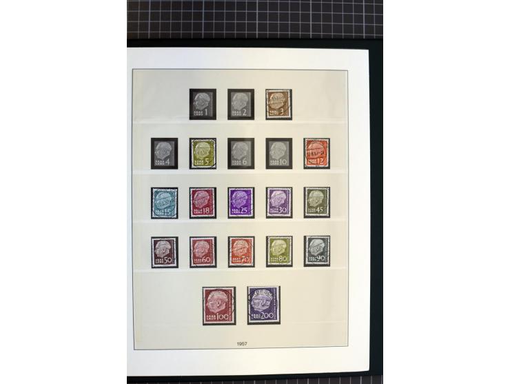1920/59, schöne gestempelte Sammlung mit vielen besseren Werten, dabei Mi.-Nr. 1-17, 30II, 104-07, 151-57, 161-67, 168-70 und