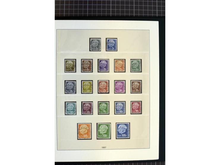 1920/59, schöne gestempelte Sammlung mit vielen besseren Werten, dabei Mi.-Nr. 1-17, 30II, 104-07, 151-57, 161-67, 168-70 und