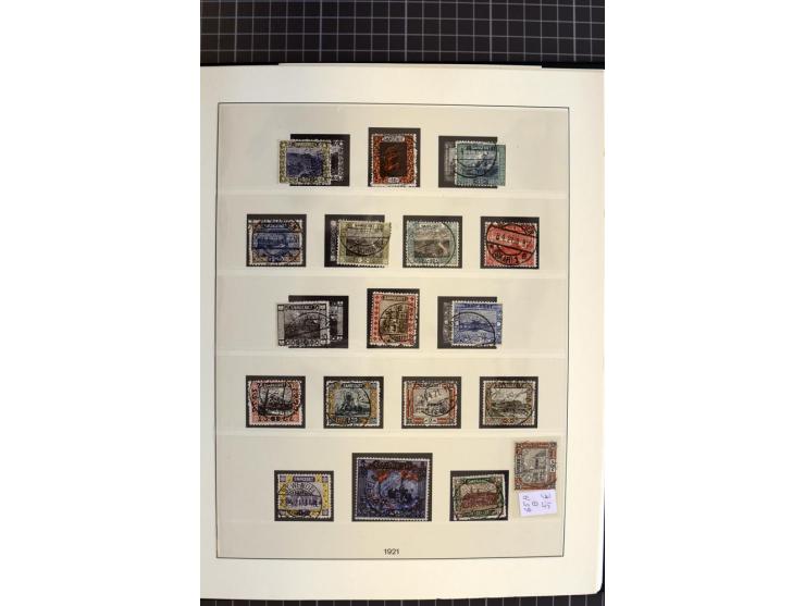 1920/59, schöne gestempelte Sammlung mit vielen besseren Werten, dabei Mi.-Nr. 1-17, 30II, 104-07, 151-57, 161-67, 168-70 und