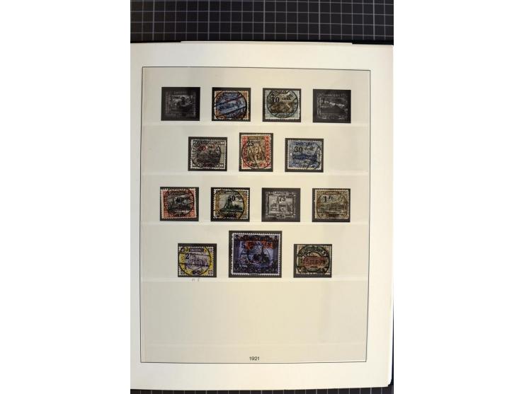 1920/59, schöne gestempelte Sammlung mit vielen besseren Werten, dabei Mi.-Nr. 1-17, 30II, 104-07, 151-57, 161-67, 168-70 und