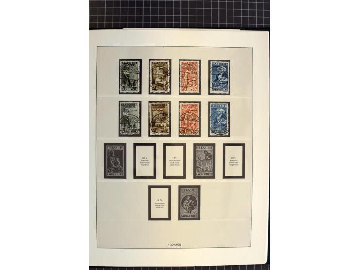 1920/59, schöne gestempelte Sammlung mit vielen besseren Werten, dabei Mi.-Nr. 1-17, 30II, 104-07, 151-57, 161-67, 168-70 und