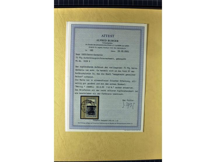 1920/56, sehr schöne gestempelte Sammlung mit vieln guten Werten dabei Mi.-Nr. 1IK, 3Ib, 5cIII, 10y, 14aI, 15K, 16, 18-31, 43