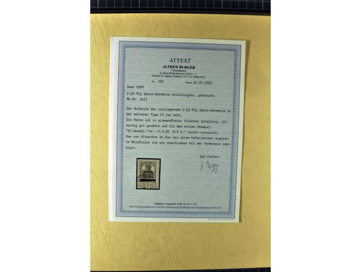 1920/56, sehr schöne gestempelte Sammlung mit vieln guten Werten dabei Mi.-Nr. 1IK, 3Ib, 5cIII, 10y, 14aI, 15K, 16, 18-31, 43