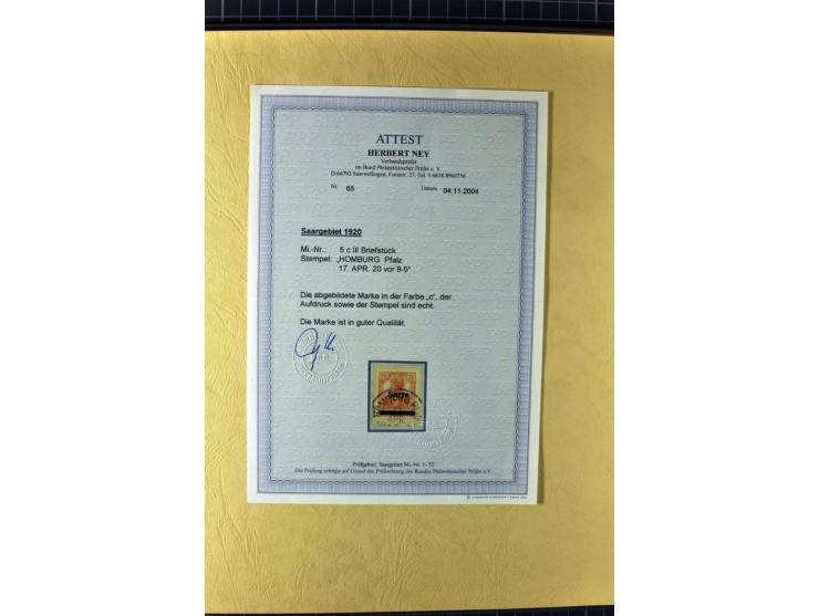 1920/56, sehr schöne gestempelte Sammlung mit vieln guten Werten dabei Mi.-Nr. 1IK, 3Ib, 5cIII, 10y, 14aI, 15K, 16, 18-31, 43